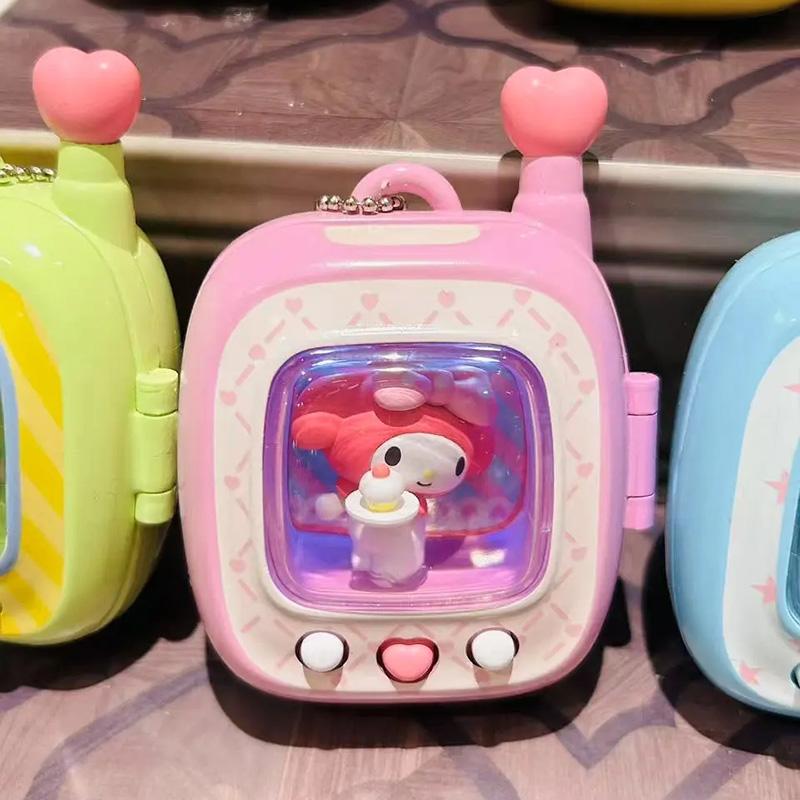 San  Rio Characters Pocket Elf Series Pendant Kuromi Cartoon Anime Figure Mystery Box Cute Girls Birthday Gift