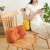 Short Plush Chair Backrest Cushion Breathable Napping Pillow Student Waist Pillow  Office
