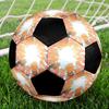 Soccer Ball Colorful Machine Stitched PVC Size 5 Team Training Competition Ready Durable High-Bounce Cool Sports Gift