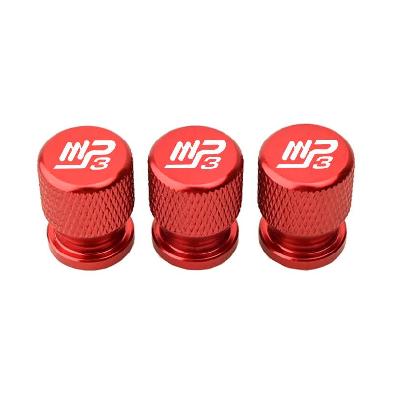 

2025 New Motorcycle Accessories Wheel Tire Valve Caps Covers Case For Piaggio MP3300 MP3500 MP3 250 300 500 HPE Sport Scooter красный