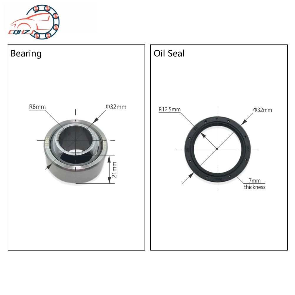 Motorcycle Radial Joint Bearing Dirt Bike PDS Rear Shock Absorber Lower Fisheye Bearings Oil Seal Kit For KTM HUSABERG 1999-2016