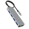 4 In 1 USB Type C Hub 4 X USB 3.0 High Speed Data Transfer 5Gbps Compatible USB HUB
