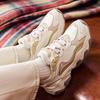 Anta Meteor 3 Comfortable Trendy Durable Lightweight Low-Top Casual Shoes Women Casual Shoes White Beige 122448856-11