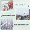 YoleShy Double Reflective Insulation 48 In X 10 FT RV Window Insulation for Summer Heat Reflective Window Film for Roof, Car, Garage Doors