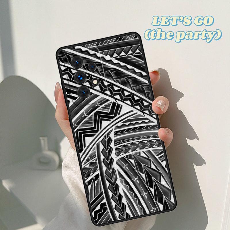 Maori Samoan Polynesian Tribal phone case For Samsung Galaxy A42 A31 A40 A51 A71 A32 A80 A91 A52 A72 A20e A21S A50 A70 A11 A12
