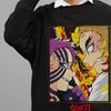 Demon Slayer Genser Rengoku Akaza Genser Kimetsu No Yaiba Unisex Pullover