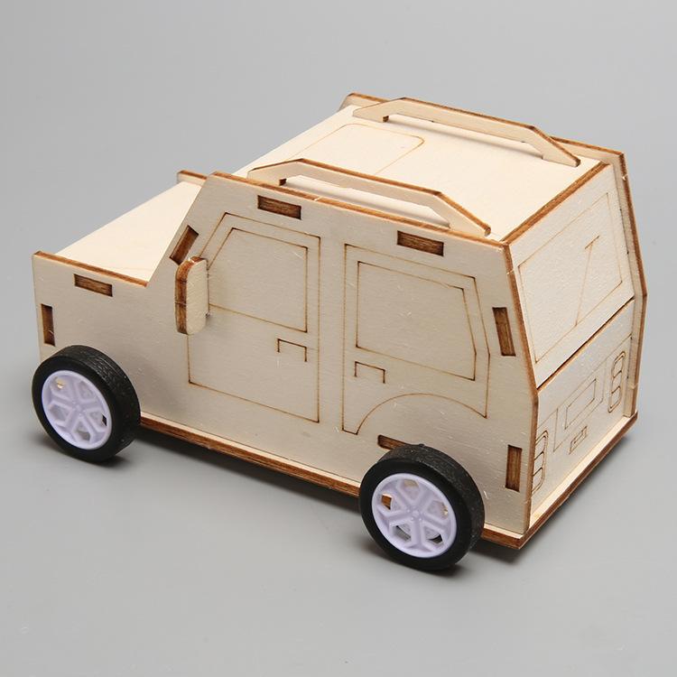 Science And Technology Small Production Handmade Diy Homemade Back Force Car Children's Science And Education Toys Using The Inertial Physics Of