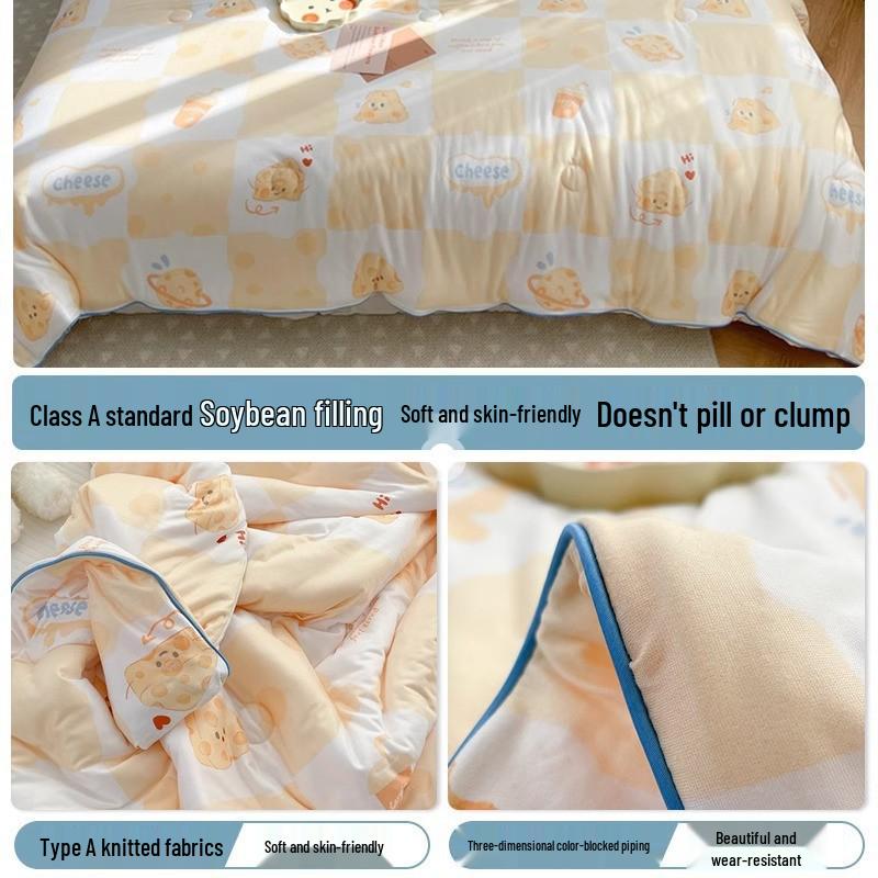 Leichte Baumwoll-Kinderbettdecke - Maschinenwaschbare Sommerdecke