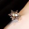 Women Flower Snowflake Christmas Zircon Brooches Fashion Accessories Women Jewelry Brooch Pins