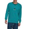 adidas Sweatshirts Men's Green Crew Neck Moderate Regular GR4255