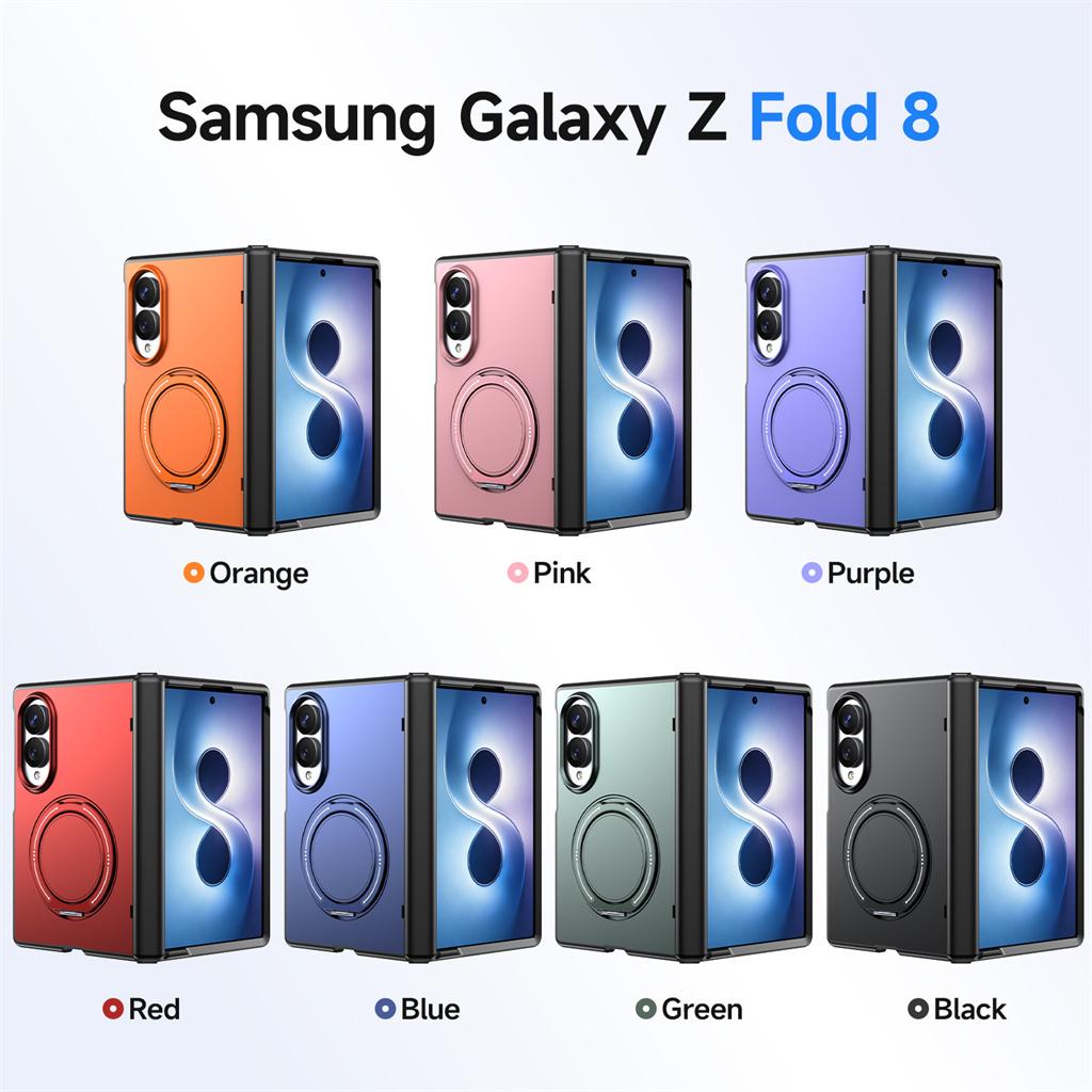 360° Obracany Pierścień Uchwyt Podpórka Do Magsafe Magnetyczne Etui Na Telefon Dla Samsung Z Fold8 Ultra 7 Ochronne Pokrowiec Odporny Na Wstrząsy