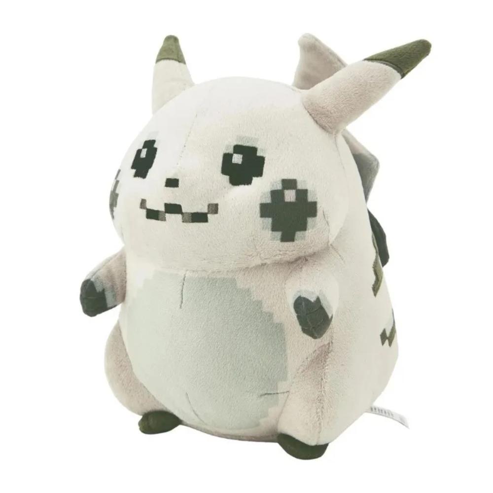 Boneco de Pelúcia Pikachu 30º Aniversário Fofo Bicho de Pelúcia Pokemon Boneco Pikachu Brinquedo Estilo Pixel Desenho Animado Periféricos Coleção Brinquedo Presente