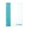 KOKUYO Loose Leaf Binder A4 Campus Binder That Can Be Used Like a Notebook 30 Holes Light Blue Lu-NP174LB