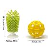 Suction Cup Turtle Cleaning Brush for Shell Scrubbing Durable Bristle Cleaner Accessory for Aquarium Turtle Tank Decor