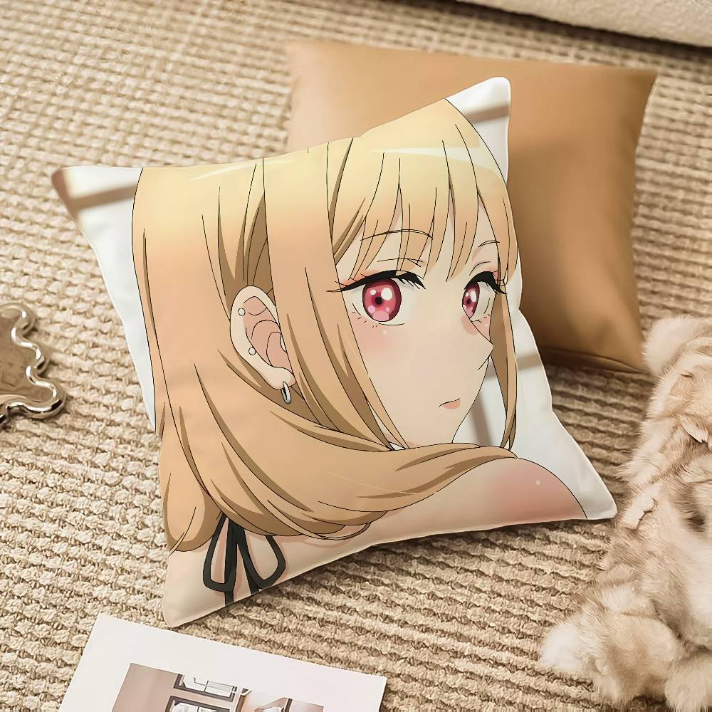 Marin Kitagawa Anime Pillow Case Anti-dustmite Invisible Zipper Sofa Bed