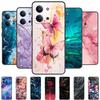For Xiaomi Redmi 15C 4G Europe Case Marble Soft Matte Silicone Back Cover For Redmi15C Global Poco C85 4G 15 C Full Phone Shell