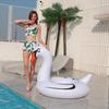 Adult Swan Inflatable Swim Ring 120cm Fashionable Water Lounger Swimming Ring Wholesale