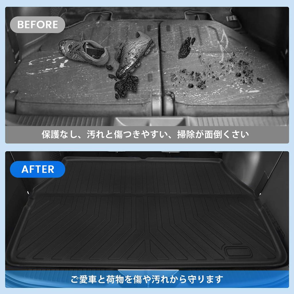 Honda New Stepwagon RP6 RP7 RP8 Dedicated Luggage Mat Specially Designed STEPWGN AIR SPADA RP Series 6th Generation 3D 3D Mat Waterproof Car Mat TPE