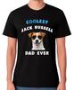 Coolest Jack Russell Dad Ever T-Shirt Dog Lover Father Gift Unisex Tee