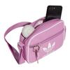New Adidas Originals ADICOLOR CLASSICS Polyurethane Shoulder Bag, Crossbody Bag Mini Unisex Pink Purple IX7486