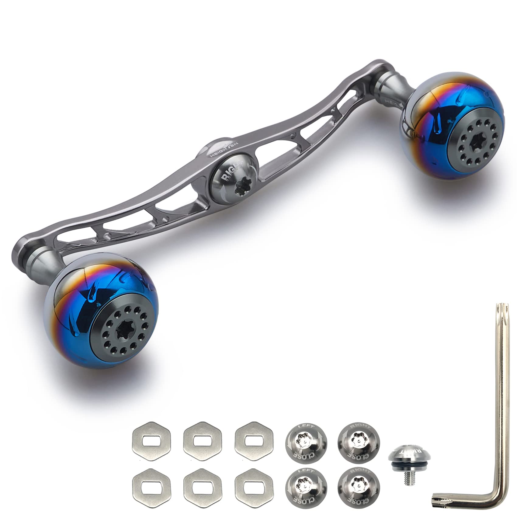 

Катушка HEIGHTEN с рукояткой Shimano Daiwa Abu Garcia Universal Baitcasting Reel серии Aurora 130/120/115 мм (130 мм, оружейная сталь) (372)