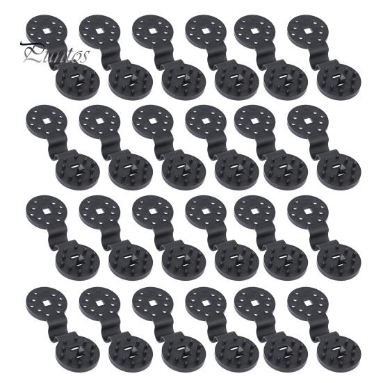 

50/100 шт. Пластиковые зажимы для тентовой ткани, прочные пряжки для тента, многоразовые фиксирующие зажимы для сельскохозяйственной сетки от птиц, ветрозащитного солнцезащитного козырька для сада S 50pcs