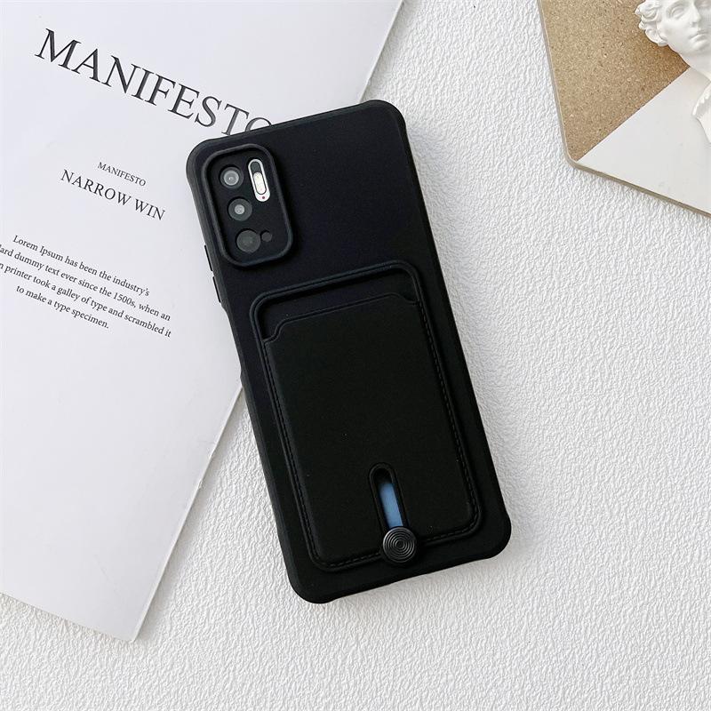 Applicable to Xiaomi Redmi note11Pro mobile phone case second generation card note10 card bag POCOM5S protective case