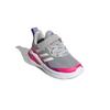 Adidas Fortarun Elastic Lace Top Strap Comfortable Lightweight Durable Low-Top Walking Shoes Baby Shoes Gray H04131