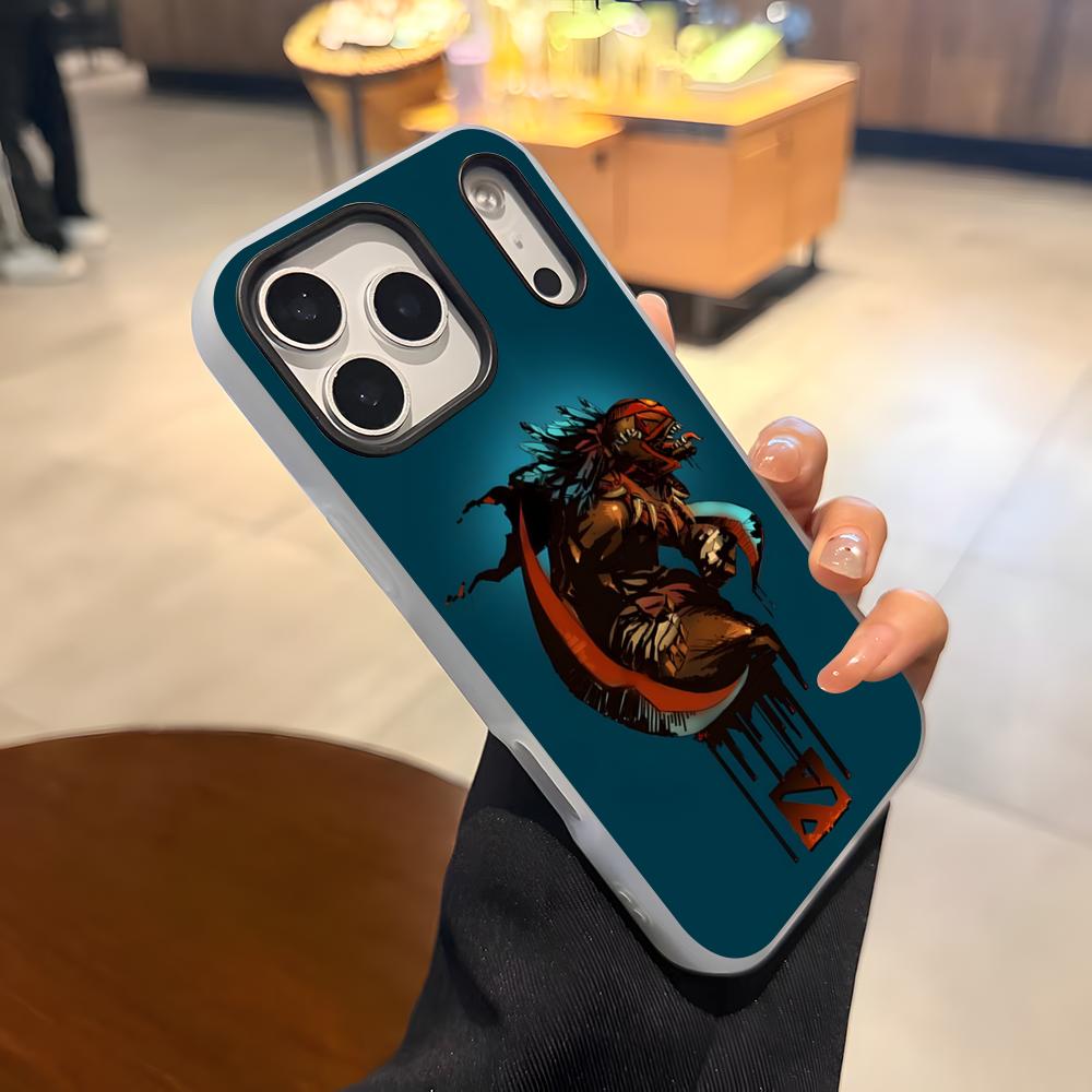 Game D-Dota 2 Phone Case For IPhone 17 Air 16 E 15 14 Plus 13 12 11 Pro Max Jelly 2 In 1 Protective Case
