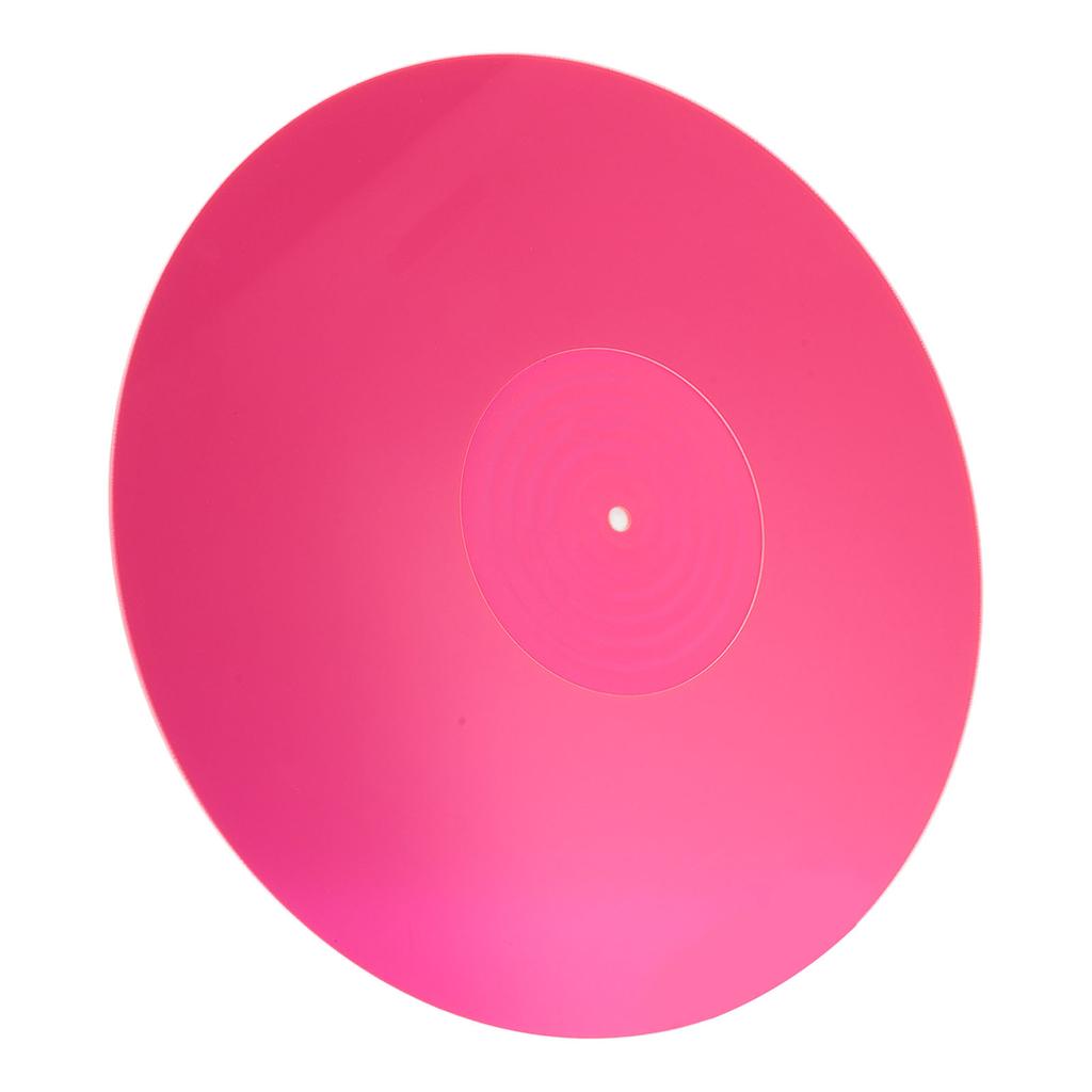 Record Turntable Pad Anti Static Acrylic Improve Sound Quality Professional Turntable Slipmat for 12 Inch Record