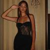2026 Spring/Summer Women's Sexy Backless Lace Patchwork Halter Dress