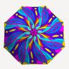 1pc Flower Mandala Pattern Automatic Umbrella Portable Home Essential Umbrella, Iron Umbrella Structure Suitable for All Seasons Yy251123200