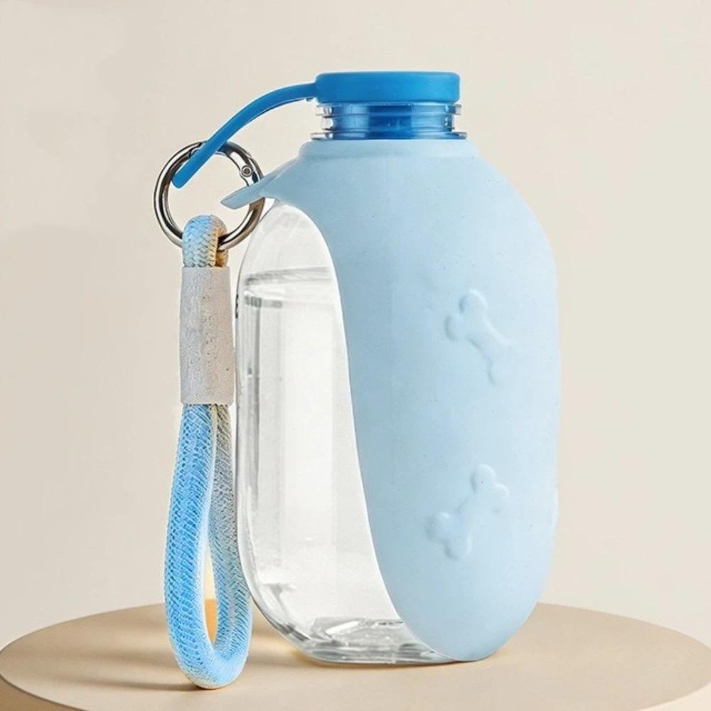300 ML Portable Dog Drinking Cup 2-in-1 Pet Water Dispenser Foldable Pet Water Bottle  Hiking