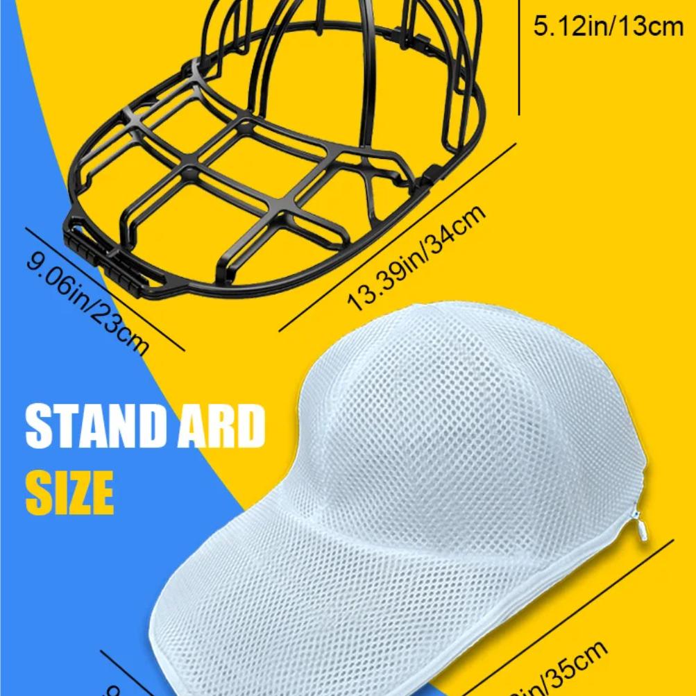 2Pcs/set Hat washing set, baseball duckbill cap, washing and sun drying integrated, non deformed machine wash protective rack