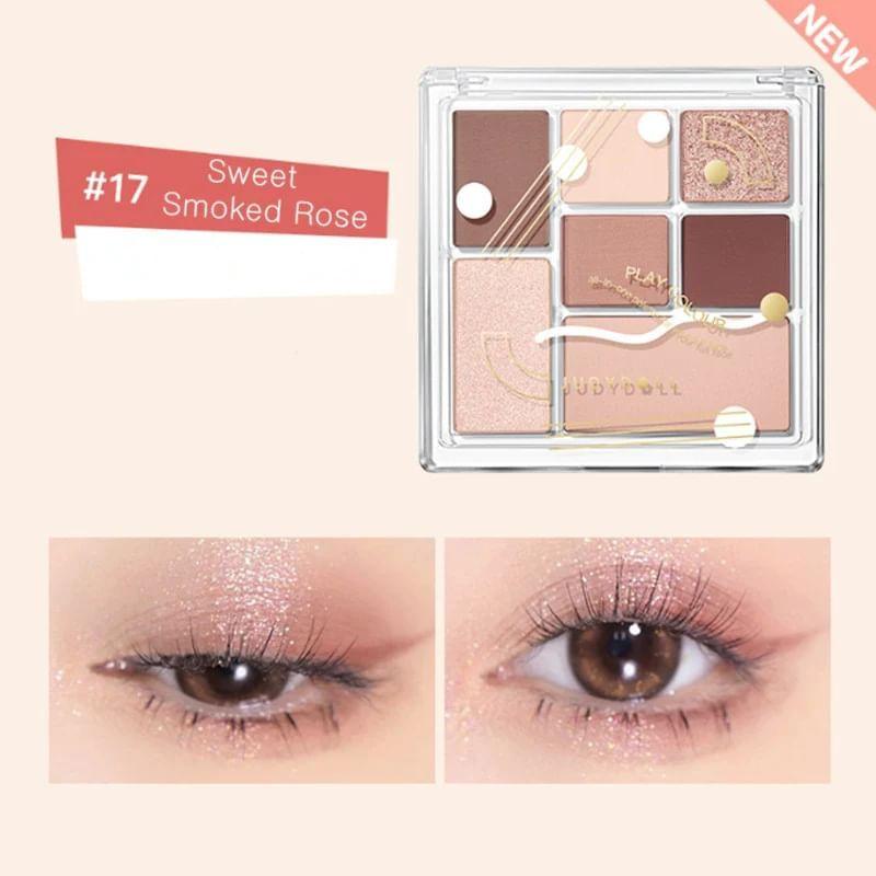 Judydoll - 7 Colors Palette - Sweet Smoked Rose