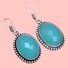 Necklace Chalcedony Natural  Beads Blue 20" Cts Round Sterling