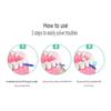200 Pcs/Box Silicone Interdental Brushes Super Soft Dental Floss Toothpick Brush Between Teeth With Thread Oral Cleaning Tools