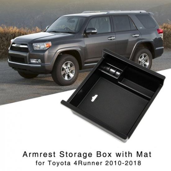 For Toyota 4Runner 2010-2018 Center Organizer Box Armrest Storage Holder Tray