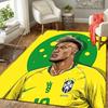 1pc Brazilian Football Legend Rug, Office Carpet Indoor Outdoor Entrance Doormat, Non-Slip Soft And Comfortable, Living Room. DT7070103