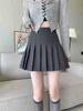 Women High Waist Pleated Skirt A-Line Mini Skirt JK College Style Student Short Skirt