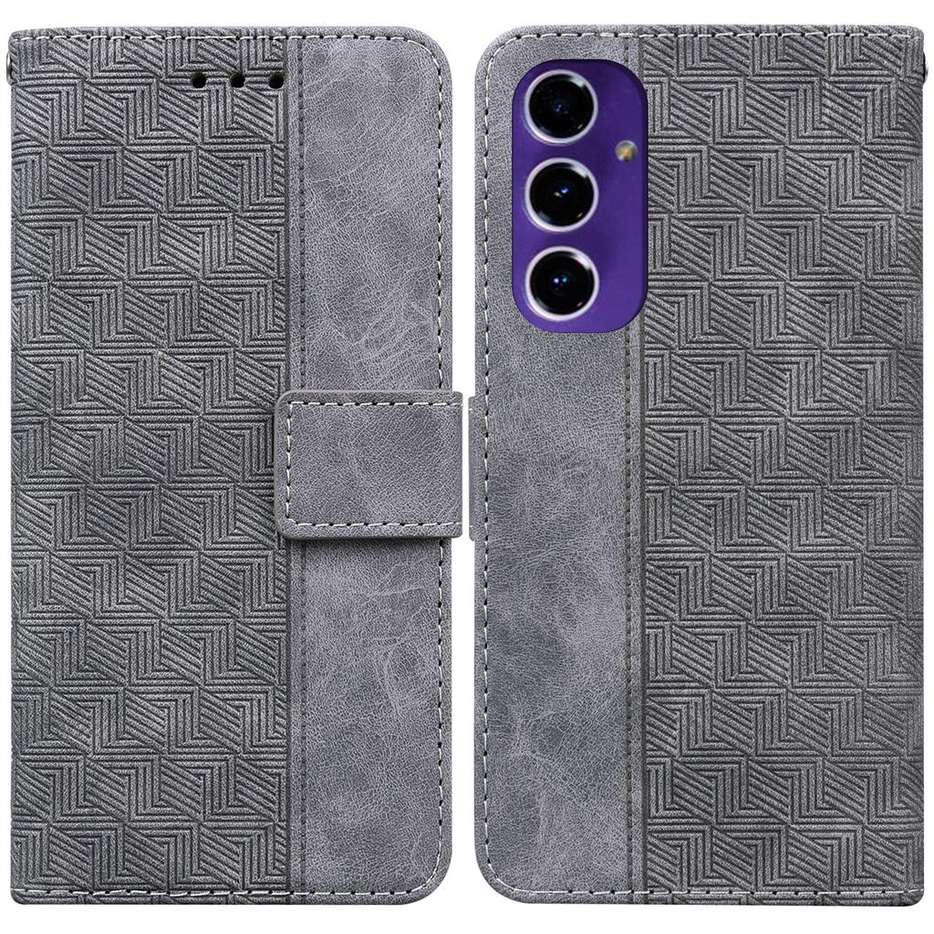 For Samsung Galaxy A16 5G/A16 4G Case Geometry Pattern Leather Wallet Phone Cover