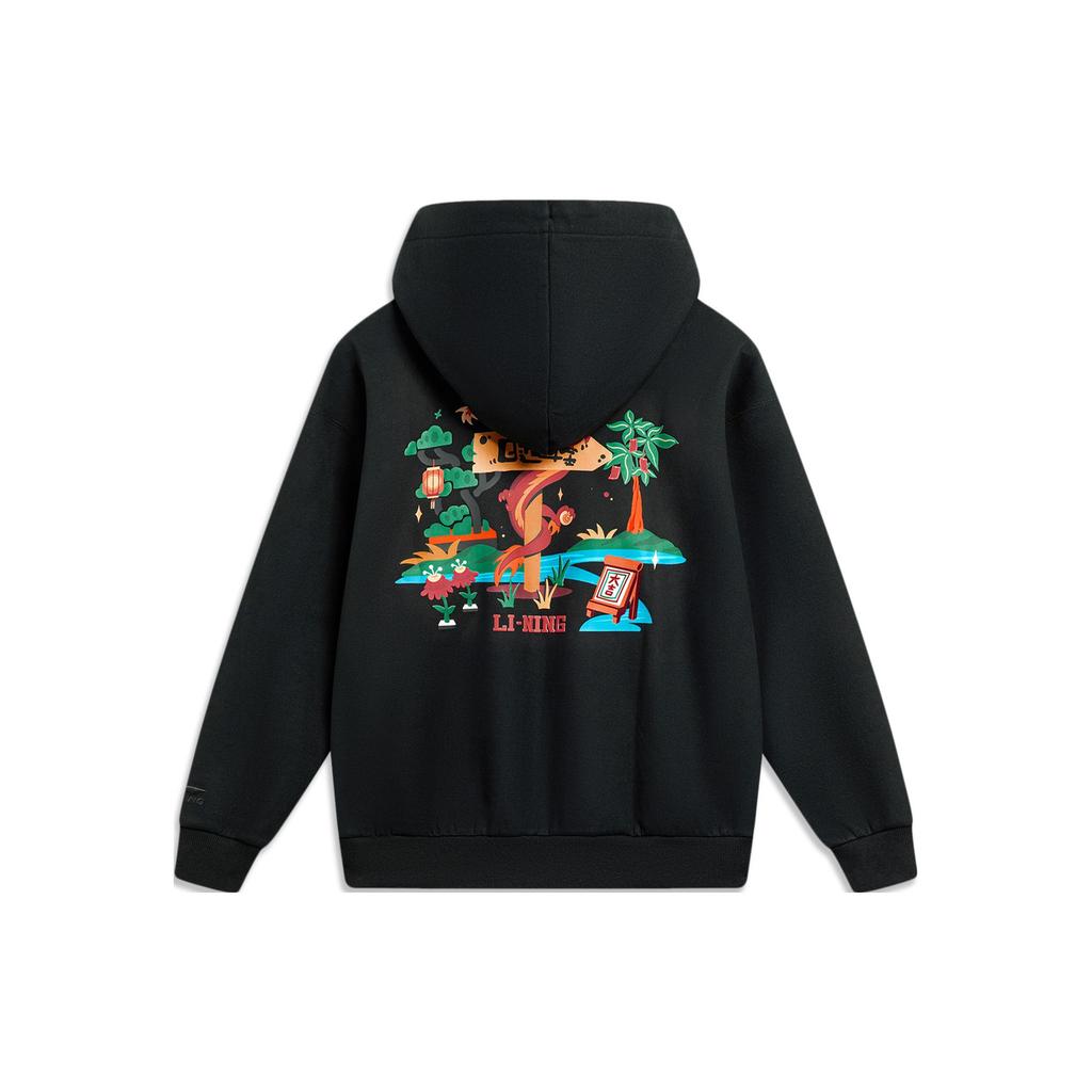 Li Ning Sports Trendy Collection Sweatshirt Unisex Black AWDU049-2