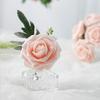 25Pcs Gift Box Foam Pe 3.15 Inch Rose Flower with Stem Simulation Artificial Flower