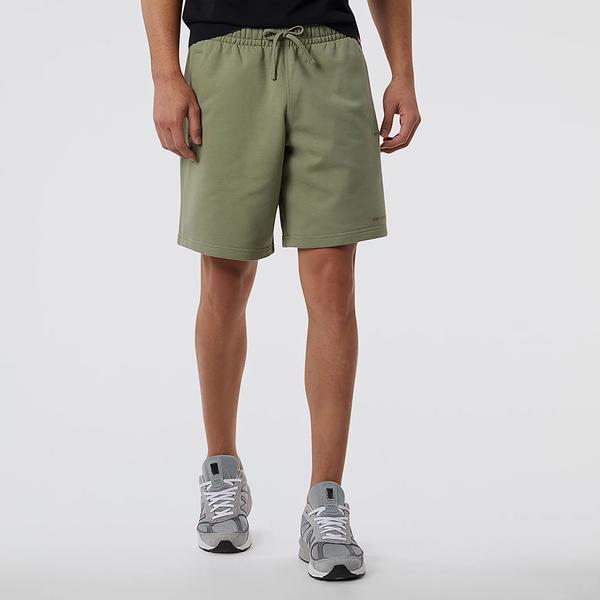 New Balance Sports Shorts Unisex Olive Green Moderate AMS23550-OLF