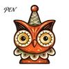 Creative Home Art Decor Halloween Wooden Ornaments, Distressed Pumpkin/Cat Decorations, Desktop & Wall Atmospheric Retro Interior Ornaments Decors for