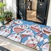anime D-DORAEMON Floor Mat Soft Flannel Floor Mat  Suitable for Entryways, Living Rooms, Bedrooms, and Bathrooms