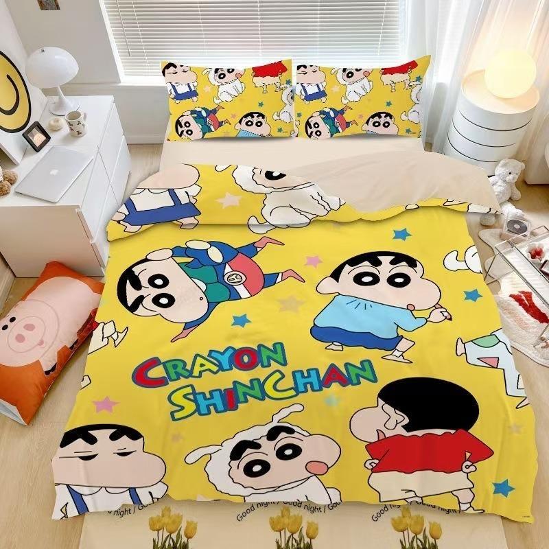 

Милый Кролик Шин-чан, Комплекты постельного белья из микрофибры, Детское пододеяльник на кровать с молнией, Декор комнаты, Пододеяльник для подростков и взрослых 90x200cm