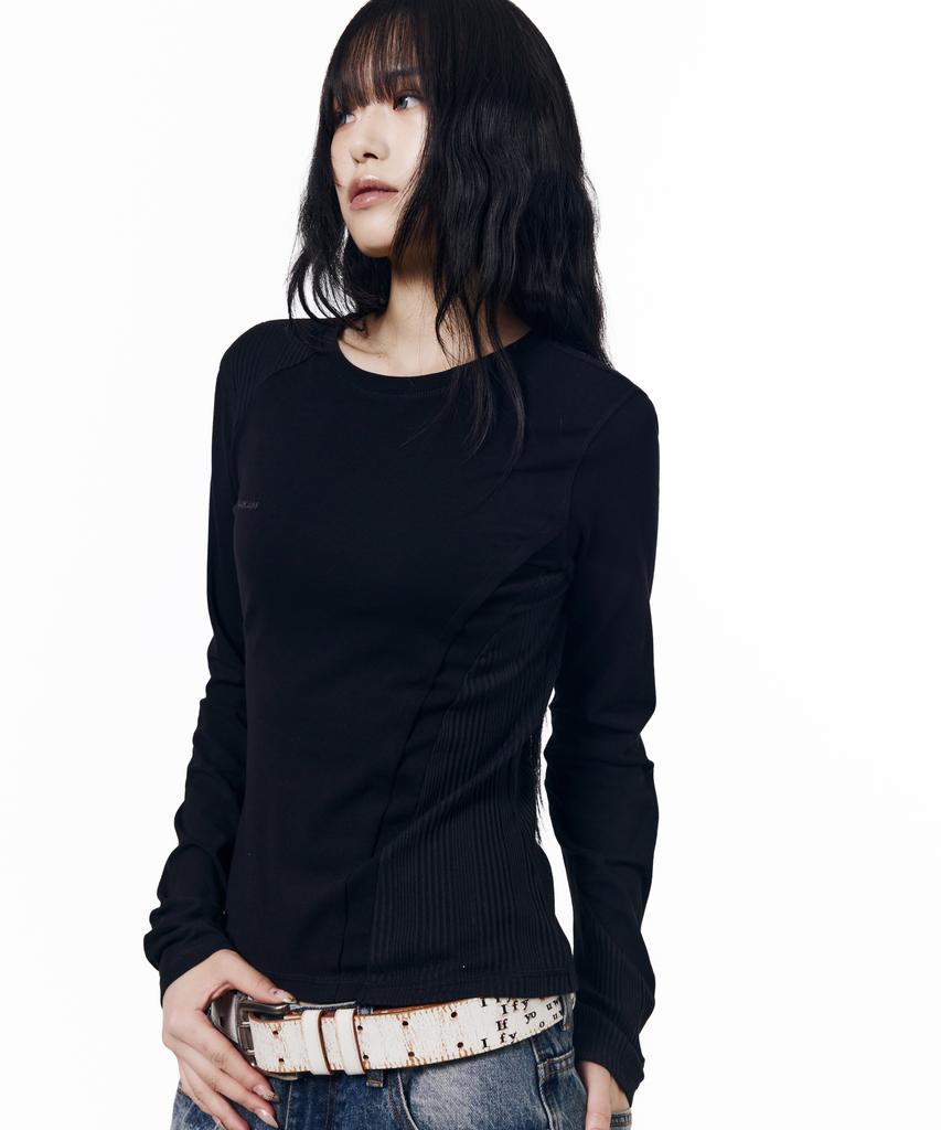 AAKAM Cut-Off Long Sleeve (Black)