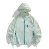 Ladies' Pure-color Sunscreen Clothing, Light And Thin, Trendy And Fashionable, Summer All-match Hooded Jacket