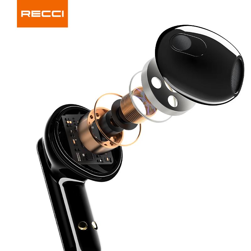 Recci REP-W58 Transparent Mecha Semi-In-Ear Bluetooth Earbuds